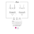 Kép 8/8 - Obsessive - Miamor -2 részes csipke fehérnemű szett (L/XL) - fekete