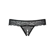Kép 7/8 - Obsessive - Miamor - hátul nyitott csipke tanga (L/XL) - fekete