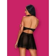 Kép 5/8 - Obsessive - Nettsy - babydoll és tanga szett (L/XL) - fekete