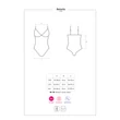 Kép 8/8 - Obsessive - Redella - fűzős nyitott body (XXL) - fekete