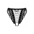 Kép 8/9 - Obsessive - Sedila - elöl fűzős G-String tanga (S/M) - fekete