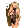Kép 1/5 - Penthouse - Perfect Lover - nyitott, csipkés body (S/M) - fekete