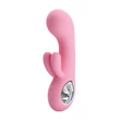 Kép 3/9 - Pretty Love - Chris - 7 funkciós, 3 motoros nyuszis csiklóizgató és G-pont vibrátor (USB) - pink