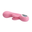 Kép 4/9 - Pretty Love - Chris - 7 funkciós, 3 motoros nyuszis csiklóizgató és G-pont vibrátor (USB) - pink