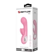 Kép 9/9 - Pretty Love - Chris - 7 funkciós, 3 motoros nyuszis csiklóizgató és G-pont vibrátor (USB) - pink