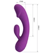Kép 4/6 - Pretty Love - Doreen - 12 fokozatos, memória funkciós csiklóizgató és G-pont vibrátor (USB) - ibolya
