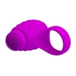 Kép 6/10 - Pretty Love - Florence - vibrációs péniszgyűrű forgófejes csiklóizgatóval (USB) - lila