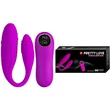 Kép 5/12 - Pretty Love - Indulgence Plus - 30 funkciós, wireless, szilikon párvibrátor (USB) - lila