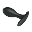 Pretty Love - Inflatable Anal Plug - felfújható, golyós prosztata masszírozó/anális izgató - fekete