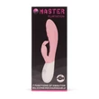 Kép 6/6 - Pretty Love - Master Flirtation - 7 funkciós, hajlított nyuszis csiklóizgató és G-pont vibrátor (USB) - pink