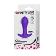 Kép 1/10 - Pretty Love - Morton - 12 funkciós, vibrációs análdugó (USB) - ibolya
