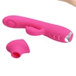 Kép 3/8 - Pretty Love - Regina - csiklóizgató és G-pont vibrátor leszedhető masszírozófejjel (USB) - pink