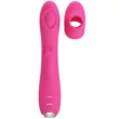 Kép 4/8 - Pretty Love - Regina - csiklóizgató és G-pont vibrátor leszedhető masszírozófejjel (USB) - pink