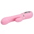 Kép 8/11 - Pretty Love - Ternence - 12 funkciós, forgófejes csiklóizgató és G-pont vibrátor (USB) - pink