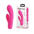 Kép 1/11 - Pretty Love - Tim - 12 fokozatos, memória funkciós csiklóizgató és G-pont vibrátor (USB) - pink
