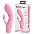 Kép 1/11 - Pretty Love - Tim - 12 fokozatos, memória funkciós csiklóizgató és G-pont vibrátor (USB) - rózsaszín