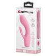 Kép 5/11 - Pretty Love - Tim - 12 fokozatos, memória funkciós csiklóizgató és G-pont vibrátor (USB) - rózsaszín