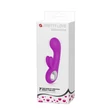 Kép 1/9 - Pretty Love - Valentin - 7 funkciós, 3 motoros nyuszis csiklóizgató és G-pont vibrátor (USB) - lila