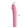 Kép 4/7 - Pretty Love - Vic - 10 funkciós, élethű G-pont vibrátor (pink)