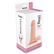 Kép 1/3 - Real Rapture - Natural Living 6,5&quot; - rögzíthető, élethű, herés dildó (16,5cm) - natúr