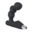 Kép 2/5 - Rebel - Men's Gear Bead Shaped Prostate Stimulator - vibrációs, gyöngyös prosztata masszírozó (fekete)