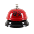 Ring For Sex - szex csengő (piros-fekete)