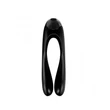 Kép 4/5 - Satisfyer - Candy Cane - prémium szilikon kétágú vibrátor (USB) - fekete