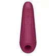 Kép 5/8 - Satisfyer - Curvy 1 + - prémium, websmart léghullámos csiklóizgató vibrátor (USB) - bordó