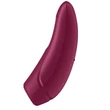 Kép 7/8 - Satisfyer - Curvy 1 + - prémium, websmart léghullámos csiklóizgató vibrátor (USB) - bordó