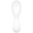 Kép 1/5 - Satisfyer - Curvy Trinity 5 - prémium, websmart léghullámos csiklóizgató és G-pont vibrátor (USB) - fehér