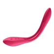 Kép 9/11 - Satisfyer - Elastic Joy - prémium, dupla motoros multi-funkciós vibrátor (USB) - piros
