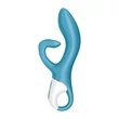 Kép 3/9 - Satisfyer - Embrace Me - prémium, dupla motoros, szilikon, csiklóizgató és G-pont vibrátor (USB) - türkiz