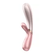 Kép 1/3 - Satisfyer - Hot Lover - prémium, dupla motoros, melegítő funkciós csiklóizgató és G-pont vibrátor (USB) - pink