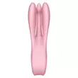 Kép 5/6 - Satisfyer - Threesome 1 - prémium, nyuszifüles csiklóizgató és szeméremajak vibrátor (USB) - pink
