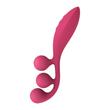 Satisfyer - Tri Ball 1 - prémium, 3 golyós multifunkciós vibrátor és masszírozó (USB) - pink