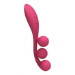 Satisfyer - Tri Ball 1 - prémium, 3 golyós multifunciós vibrátor és masszírozó (USB) - pink