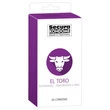Kép 1/3 - Secura - El Toro - gumióvszer integrált péniszgyűrűvel (24db/cs)