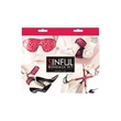 Kép 1/3 - NS Novelties - Sinful Bondage Kit - teljes kötöző szett (4db/cs) - pink