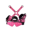 Kép 3/3 - NS Novelties - Sinful Bondage Kit - teljes kötöző szett (4db/cs) - pink