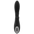 Kép 10/13 - Sweet Smile - Triple G-Spot Vibrator - nyuszis csiklóizgató, vibrációs análgyöngy és G-pont vibrátor trió (USB) - fekete