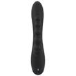 Sweet Smile - Triple G-Spot Vibrator - nyuszis csiklóizgató, vibrációs análgyöngy és G-pont vibrátor trió (USB) - fekete