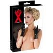 Kép 1/4 - The Late X Collection - rövid latex kesztyű (S) - fekete