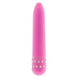 Kép 3/3 - ToyJoy - Diamond Pink Supervibe - kristályokkal díszített vibrátor (15,5cm) - pink