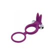Kép 1/5 - Toyz4Lovers - vibrációs here és péniszgyűrű nyuszis csiklóizgatóval (lila) 