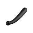 Vibrating Curve - ívelt anál vibrátor (fekete)