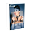 Kép 1/8 - Zado Fashion - bőr csukló és nyak kötöző szett (fekete)