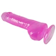 Kép 5/6 - You2Toys - Jerry Giant - rögzíthető, élethő, herés dildó (22cm) - lila
