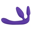 Kép 2/5 - You2Toys - Strapless Strap-On - tripla, tartópánt nélküli felcsatolható dildó (lila)