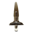 Orion - Silver Plug Vibrations - anális vibrokúp (15cm) - szürke/ezüst