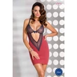 Kép 1/4 - Casmir - Sylviane Chemise - csipkével díszített, erotikus fehérnemű (L/XL) - koral 